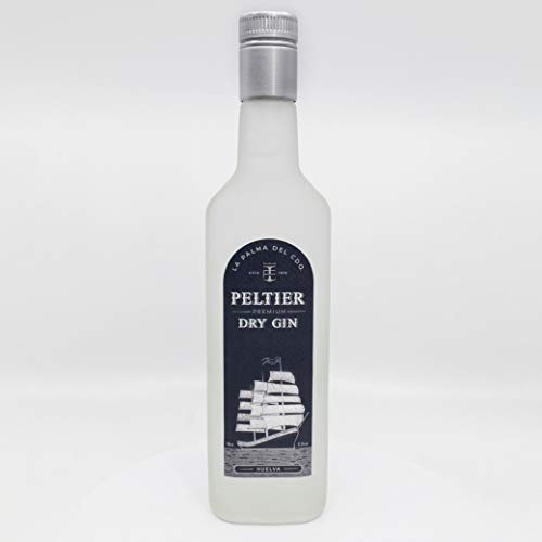 PELTIER | Estuche de 6 Botellas de Ginebra Premium Dry Gin - 6 Botella de 70cl