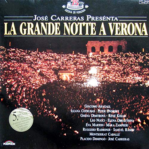 Presénta la grande notte a Verona (v.a., 1988: M. Caballé, P. Domingo..) / Vinyl record [Vinyl-LP]