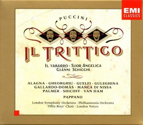 Puccini - Il Trittico / Alagna, Gheorghiu, Guelfi, Guleghina, Gallardo-Domás, Manca di Nissa, Palmer, Shicoff, van Dam, LSO, PO, Pappano Box set Edition (1999) Audio CD