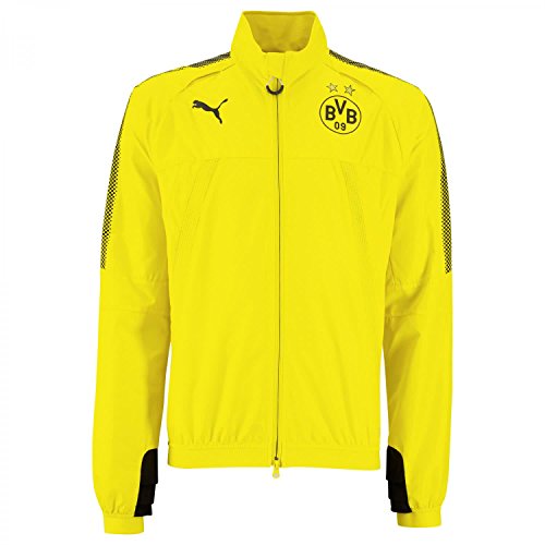 PUMA Borussia Dortmund Stadium Vent Thermo-R chamarra para hombre, amarillo/negro, Xtra Large 56/58