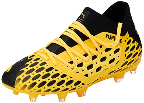 Puma - Future 5.3 Netfit FG/AG Jr, Botas de fútbol Unisex Niños, Amarillo (Ultra Yellow-Puma Black 03), 33 EU