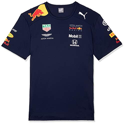 Red Bull Racing Aston Martin Team tee 2019, XL Camiseta, Azul (Navy Navy), X-Large para Hombre