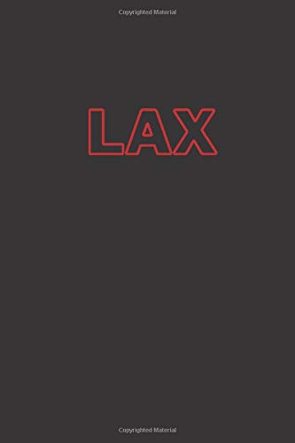 Red LAX 6x9 Blank Lined Composition Notebook, Diary or Journal: for Los Angeles California residents, coaches, players, scouts, managers and fans