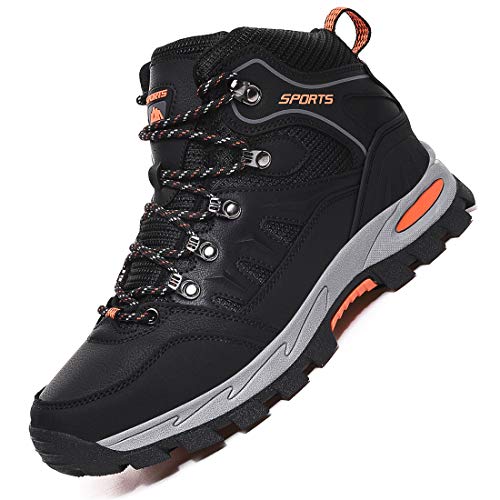 Rokiemen Zapatillas de Trekking para Hombre Botas de Montaña Zapatillas Senderismo Transpirable Antideslizante Al Aire Libre Zapatillas de Camping