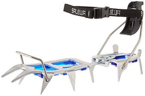 Salewa Alpinist ALU Step-In Crampón, Acero/Azul, Uni Salewa Alpinist ALU Step-In Crampón, Acero/Azul, Uni