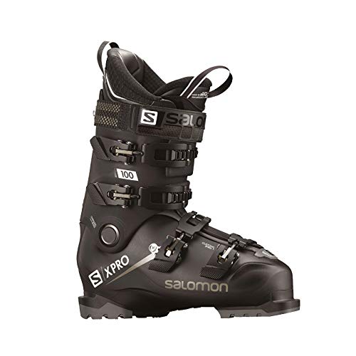 Salomon X Pro 100 Ski Schuh 2019 Black/Metallic Black/White, 30/30.5