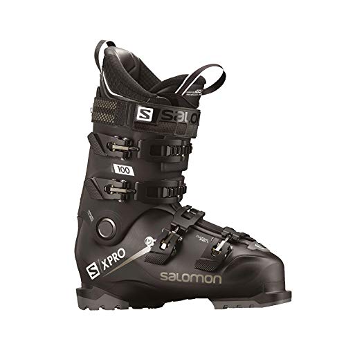 Salomon X Pro 100 Ski Schuh 2019 Black/Metallic Black/White, 30/30.5 Salomon X Pro 100 Ski Schuh 2019 Black/Metallic Black/White, 30/30.5