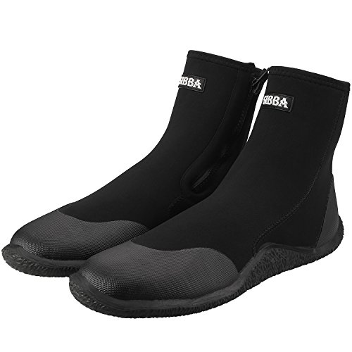 Sibba Unisex 5mm Zapatos de Buceo de Neopreno Superior con Cremallera Calzado de Agua de Natación Botas de Buceo Profesionales para Adultos (42, Negro) Sibba Unisex 5mm Zapatos de Buceo de Neopreno Superior con Cremallera Calzado de Agua de Natación Botas de Buceo Profesionales para Adultos (42, Negro)