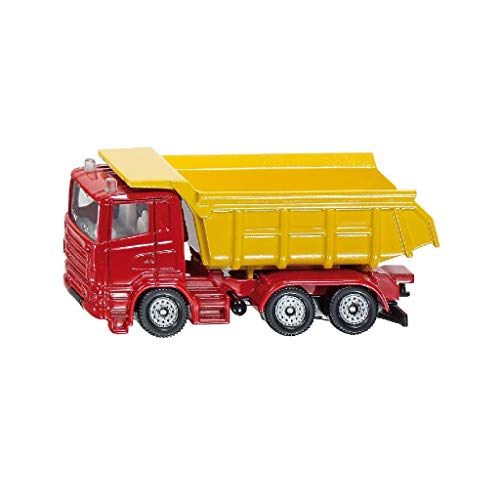 SIKU 1075, Camión con caja basculante, Metal/Plástico, Rojo/Amarillo, Caja basculante