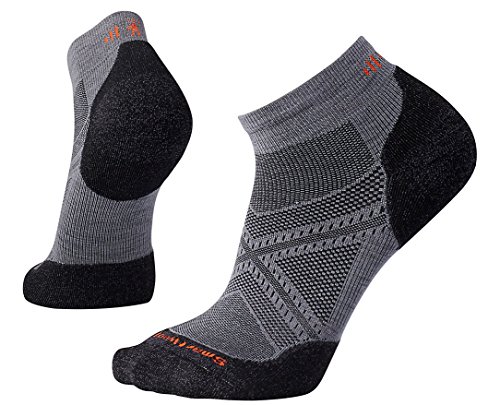 Smartwool Phd Run Light Elite - Calcetines de corte bajo para hombre, Hombre, Calcetines, BSW243018. M, gris, M