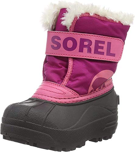 Sorel Toddler Snow Commander, Botas Unisex niños, Rosa (Tropic Pink/Deep Blush), 21 EU