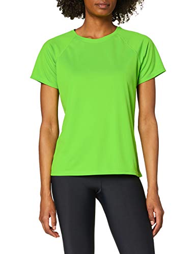 Stedman Apparel Active 140 Raglan/ST8500, Camiseta de deporte Para Mujer, Verde (Kiwi Green), Medium