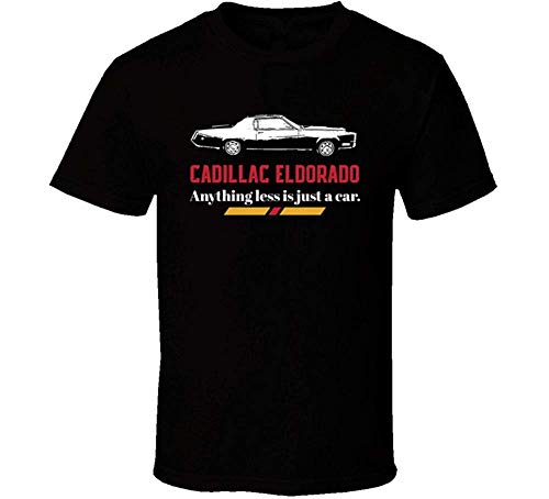 Sunyuer Camiseta de Hombre Fashion Impresa con el Cadillac Eldorado Hardtop Coupe Anything Less es Solo una Camiseta de Coche