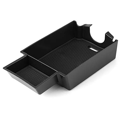 Suuonee Caja de almacenamiento del reposabrazos, caja de almacenamiento del reposabrazos Contenedor izquierdo para A/B/CLA/GLA Clase W176 W246 X156 C177