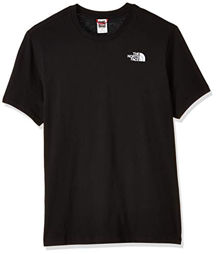 The North Face S/S Red Box tee Camiseta de Manga Corta, Hombre, Negro (TNF Black), M