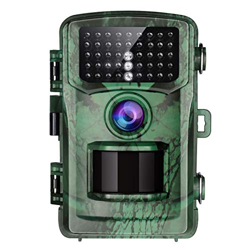 TOGUARD Cámara de Caza 16MP FHD 1080P con Vision Nocturna Detección de Movimiento Cámara Foto Trampa, 0,5s Velocidad de disparo 2"LCD IR LEDs Impermeable Cámara de vigilància