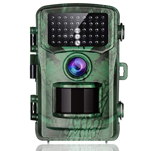 TOGUARD Wild Cámara de Caza 14MP 1080P FHD Impermeable Trail Cámara con 120° Amplio Vision，IR LED Visión Nocturna，Lapso de Tiempo， para Vigilancia de Animales