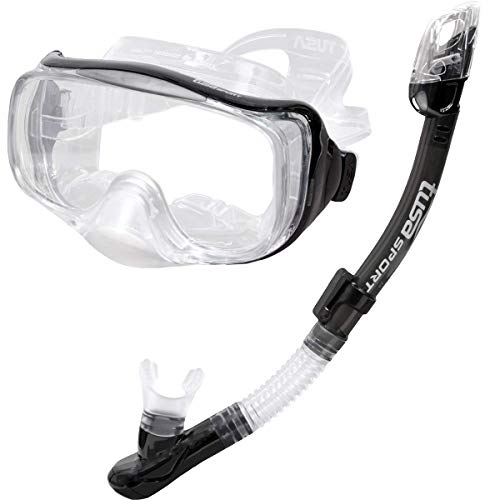 Tusa Imprex 3d Dry adulto máscara y Snorkel Combo