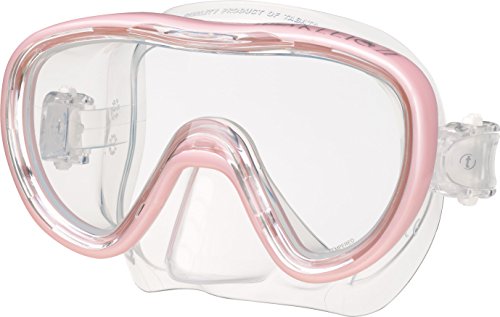 Tusa Kleio II - Gafas Máscara de buceo y snorkeling para niños y jóvenes - rosa