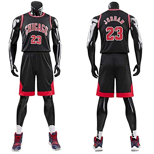 Uniforme De Baloncesto Para Hombres NiñOs Adultos, Chicago Bulls # 23, Conjunto De Uniforme De Baloncesto Michael Jordan, Camiseta Deportiva Sin Mangas Y Pantalones Cortos