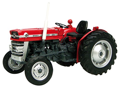 Universal Hobbies UH2785 Massey Ferguson 135 - Tractor sin Cabina (Escala 1:32), Color Rojo