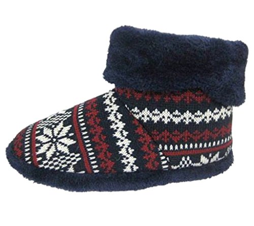 unlop Boot - Zapatillas de estar por casa de Tela para hombre, color azul, talla 43/44 Talla del fabricante M unlop Boot - Zapatillas de estar por casa de Tela para hombre, color azul, talla 43/44 Talla del fabricante M