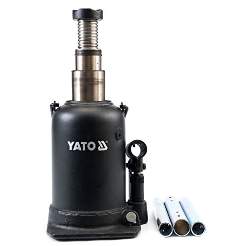 YATO YT-1714 - Gato hidráulico de pistón de Dos etapas 10t