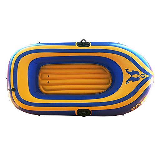 YLLN Bote Inflable Bote Bote Bote Hinchable al Aire Libre Kayak Inflable con Remo Bomba de Aire Bote de Goma Bote de Goma con PVC Grueso Bote de Pesca Doble