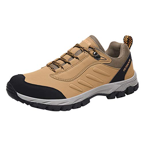 Zapatillas De Deporte Antideslizantes para Exteriores para Hombre Zapatillas De Deporte De Alpinismo Transpirables con Cordones