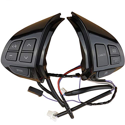 ZhengELE Teléfono Bluetooth Control de Velocidad Volante Interruptor for Mitsubishi Outlander 2007-2012 Auto Repuestos Botones de dirección de Ruedas (Color : Set)