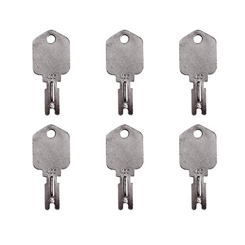(6) Llave de Encendido 166 Llave de Carretilla Elevadora 1430 para Corona Clark Yale Hyster Hypac Komatsu Mustang Gradall Gehl Daewoo Hitachi Oruga Broce (6) Llave de Encendido 166 Llave de Carretilla Elevadora 1430 para Corona Clark Yale Hyster Hypac Komatsu Mustang Gradall Gehl Daewoo Hitachi Oruga Broce