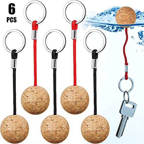 6 Piezas Llaveros de Corcho Flotante 35 mm Bola de Madera Llavero de Agua Boyante Flotante Llavero Flotador de Marina Navegación Kayak Barco Accesorios de Deportes Acuáticos en Canoa, 2 Colores 6 Piezas Llaveros de Corcho Flotante 35 mm Bola de Madera Llavero de Agua Boyante Flotante Llavero Flotador de Marina Navegación Kayak Barco Accesorios de Deportes Acuáticos en Canoa, 2 Colores