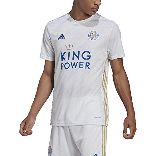 adidas 2020-21 Leicester City Away Jersey - White-Blue-Gold 2XL