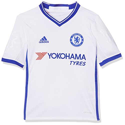 adidas 3 JSY Y Camiseta 3ª Equipación Chelsea FC 2015/16, Niños, Blanco/Azul, 13-14 años