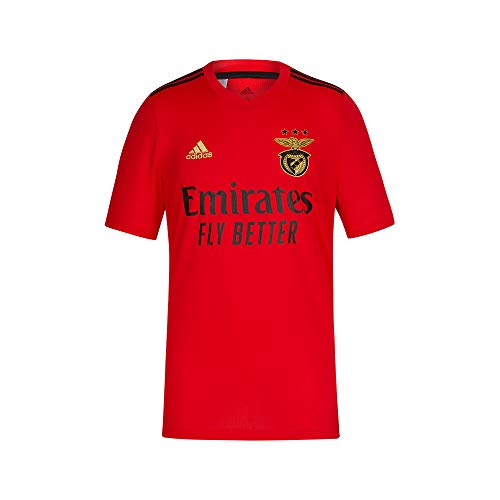 adidas Camiseta 1º Equipácion SL Benfica 2020-21, Unisex-Niños, Red/Black/Gold, 152