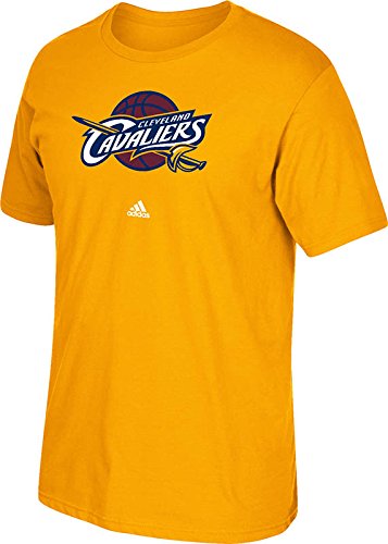 adidas Camiseta de la NBA para Hombre con Logotipo primario, Hombre, 3720A 008 MMQ7CAC, Dorado, Medium