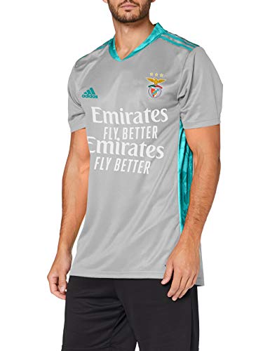 adidas Camiseta Portero Gris SL Benfica 2020-21, Unisex-Adulto, Grey/Mint, M