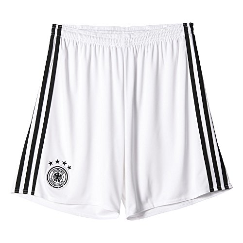 adidas DFB H GK SHO Pantalón Corto-Línea Selección Alemana de Fútbol, Hombre, Blanco/Negro, 3XL