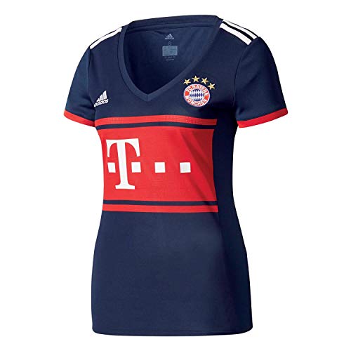 adidas FCB A JSY W Camiseta de equipación-Línea FC Bayern de Munich, Mujer, Azul (Maruni/rojfcb), 2XL