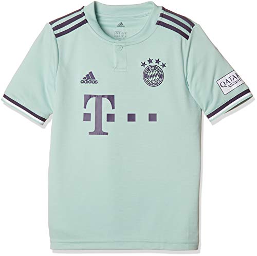 adidas FCB A JSY Y Camiseta, Niños, Verde (Vercen/Purtra/Blanco), 164