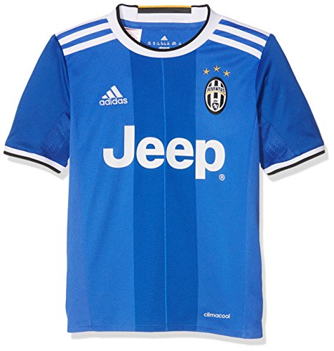adidas Juve A JSY Y Camiseta 2ª Equipación Juventus FC 2015/2016, Niños, Azul/Blanco, 15-16 años