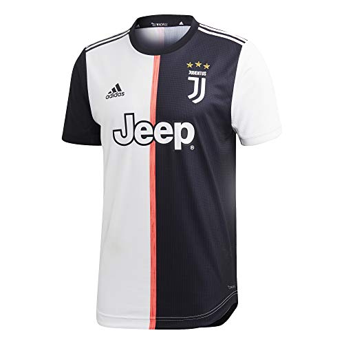 adidas Juventus Authentic Primera Equipación 2019-2020, Camiseta, Black-White, Talla L