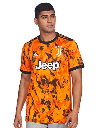 adidas Juventus FC Temporada 2020/21 JUVE 3 JSY Camiseta Tercera equipación, Unisex, Bahia Orange, S