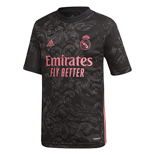 adidas Madrid Temporada 2020/21 Real 3 JSY Y Camiseta Tercera equipación, Niño, Negro, 128