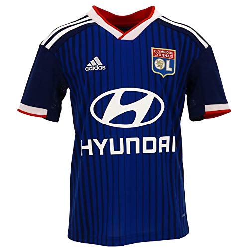 adidas Olympique Lyon Segunda Equipación 2019-2020 Niño, Camiseta, Dark Blue, Talla 128