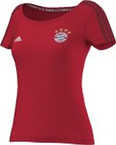 adidas para Mujer T-Shirt FC Bayern 3S, de Múnich Red/Craft Red F12, XS, AA1739