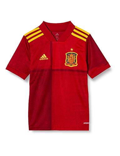 adidas Selección Española Temporada 2020/21 Camiseta Primera equipación, Unisex, Victory Red, 140