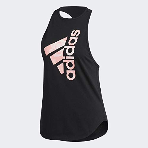 adidas Univ Tank 3 W Camiseta De Tirantes, Mujer, Negro, S