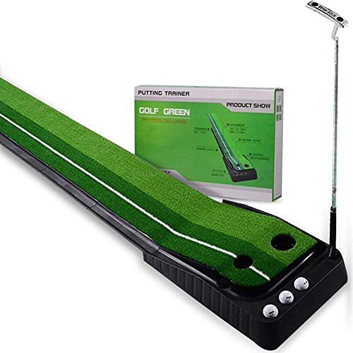 Aitravel Golf Putting - Esterilla de práctica para interiores y exteriores (2,5 m)