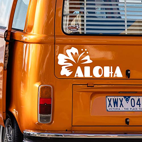 Aloha - Adhesivo decorativo para coche, camión, caravana, autocaravana